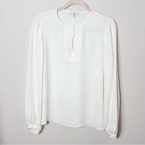 Lafayette 148 New York 100% Silk Blouse